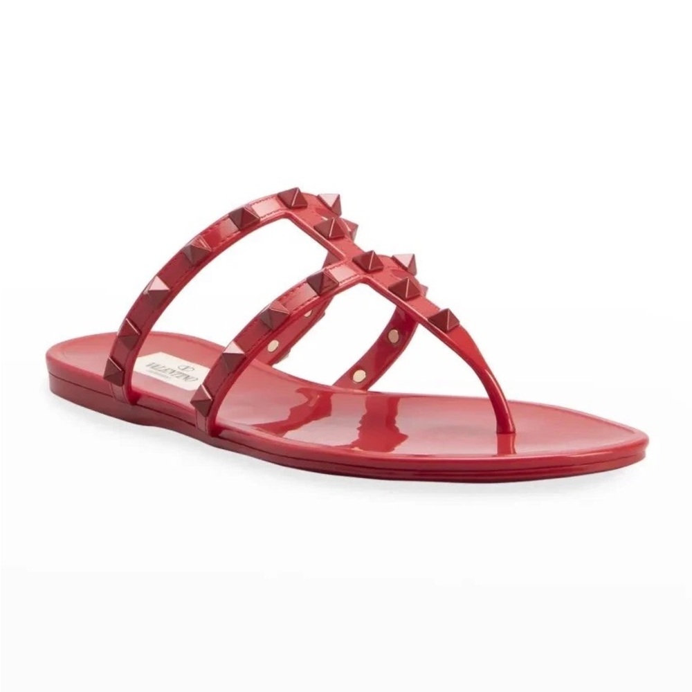 Valentino Women's Glossy Red Sandals